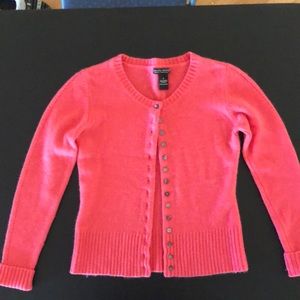 Daniel Bishop cardigan sweater 100% cashmere size Small
